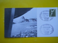 HOPCT 18 ZY GERMANIA ESSEN ZEPPELIN ANIV ZBOR POLAR 1981-COSMOS SPACE-CIRCULATA foto