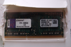 Memorie laptop Kingston 2GB DDR3 1333Mhz foto