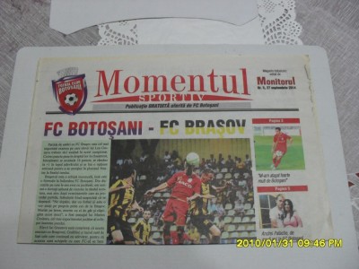 program FC Botosani - FC Brasov foto