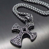 Amuleta, Pandantiv Cruce Celtică (Crucifix, Cruciuliţă), INOX