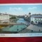 Ilustrata Oradea - Vedere in Malul Crisului 1929 , color