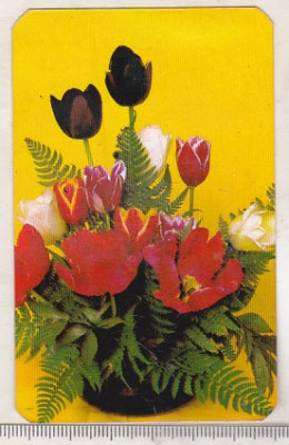 bnk cld Calendar de buzunar 1980 - M.A.I.A. - flori foto