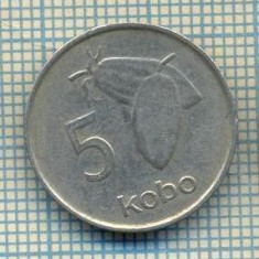 7057 MONEDA- NIGERIA - 5 KOBO -anul 1973 -starea ce se vede