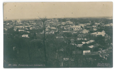 960 - ODOBESTI, Vrancea, Romania - old postcard, CENSOR - used - 1917 foto