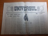 ziarul universul 10-16 mai 1990-art. despre iliescu si silviu brucan