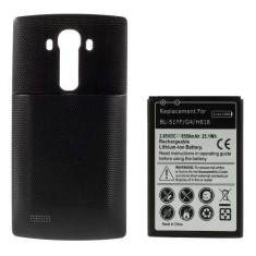Acumulator De Putere LG G4 H818 H815 Cu Capac Baterie Spate Negru foto