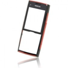 Carcasa fata Nokia X2 neagra rosie Originala foto