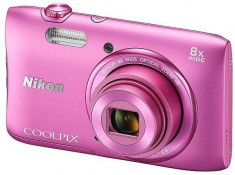 Aparat foto Nikon Coolpix A300, roz foto