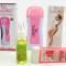 Kit Epilare cu ceara SensoPRO Incalzitor ceara, Ulei + Benzi - Start Pink