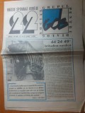 Ziarul &quot;22&quot; din 8 iunie 1990-articole despre revolutie