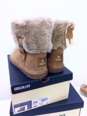 Cizme piele naturala model UGG SoulCal Fresno USA copii. Marimea 25,5=16 cm foto