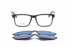 Rame ochelari de vedere si soare CLIP ON Ultem Beta Memory 75 col1 Polarized foto