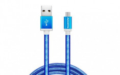 Cablu ADATA, Micro USB to USB type-A, 100cm, albastru foto