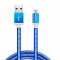 Cablu ADATA, Micro USB to USB type-A, 100cm, albastru
