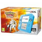 Consola Nintendo 2DS albastru + joc Pokemon Sun foto