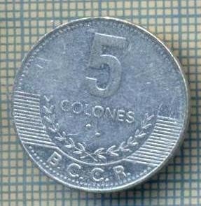 7133 MONEDA- COSTA RICA - 5 COLONES -anul 2008 -starea care se vede