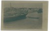 520 - BRAILA, boats - old postcard, real PHOTO - used - 1918, Circulata, Fotografie