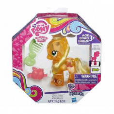 Jucarie My little pony Applejack cu agrafa si corp transparent B5416 Hasbro foto