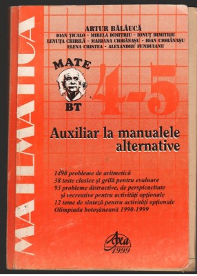 (C7145) ARTUR BALAUCA - AUXILIAR LA MANUALELE ALTERNATIVE CLASELE 4-5 foto