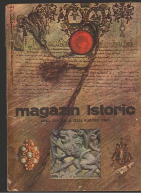 (C7125) MAGAZIN ISTORIC AUGUST 1985 foto