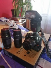 Dslr Canon EOS 500D ,15Mp doar 20k cadre ,full Hd, obiectiv 18-55mm foto