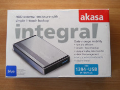 Rack Extern Akasa Integral Blue 2,5 inch IDE. foto