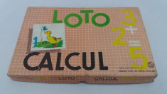 JOC VECHI DE COLEC?IE: LOTO-CALCUL/ 1968 foto