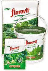 Ingrasamant specializat granulat Florovit pentru conifere 1kg foto