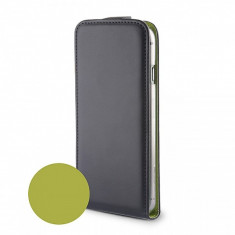 Husa piele Apple iPhone 5 Flexi Duo neagra verde foto