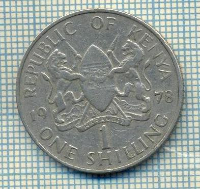 7049 MONEDA- KENYA - 1 SHILLING -anul 1978 -starea ce se vede foto