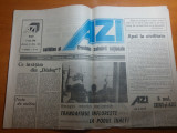 Ziarul azi 8 mai 1990-campanie electorala pt FSN in paginile ziarului