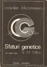 Sfaturi Genetice - C. Maximilian, D. Duca Marinescu foto