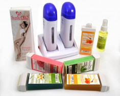 Kit Epilare Double Action + CADOU Rezerva Ceara aplicator ingust foto