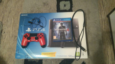 Vand consola PS4 500GB + 1 controller + 1 joc + cutie foto