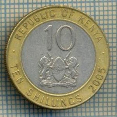 7047 MONEDA- KENYA - 10 SHILLINGS -anul 2005 -starea ce se vede