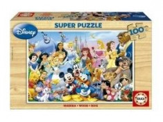 Educa The Wonderful World Of Disney, lemn, 100 buc. foto