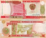 MOZAMBIC 100.000 meticais 1993 UNC!!!