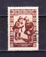 Timbre ROMANIA 1955/*386 = ZIUA INTERNATIONALA A COPILULUI foto