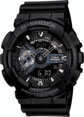 CASIO G-SHOCK GA-110 ALL BLACK-MODELNOU-BACKLIGHT-CALITATE PESTE PRET-POZE REALE foto