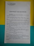 HOPCT DOCUMENT VECHI 2 - CONTRACT DE INCHIRIERE /I H BERGER SAFIANU-BUCURESTI, Documente