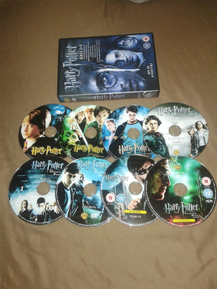 Harry Potter 8 DVD - Colectia Completa subtitrata romana | Okazii.ro