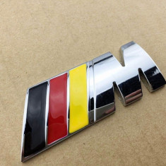 Accesoriu auto Emblema metal auto M Power BMW metalica adeziv inclus