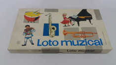 JOC VECHI DE COLEC?IE: LOTO MUZICAL/ 1973 foto