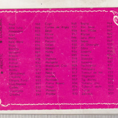bnk cld Calendar de buzunar 1977 - Directia Telecomunicatii a Mun Bucuresti