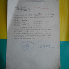 HOPCT DOCUMENT VECHI 15-MINISTERUL INDUSTRIEI SI COMERTULUI EXT. BUCURESTI 1936