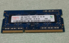 RAM DDR3 memorie laptop HYNIX 1GB 1Rx8 PC3 10600 la viteza 1333 Mhz foto