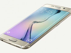 Samsung GALAXY S6 Edge Gold in cutie, acte, garantie + husa spate foto