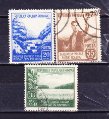 Timbre ROMANIA 1953/*348 = LUNA PADURII foto