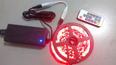 Kit Banda led RGB 5050, 300 led, telec. wireless foto