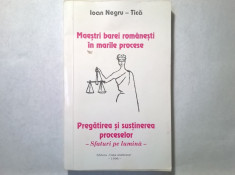 Ioan Negru-Tica - Maestrii barei romanesti in marile procese foto